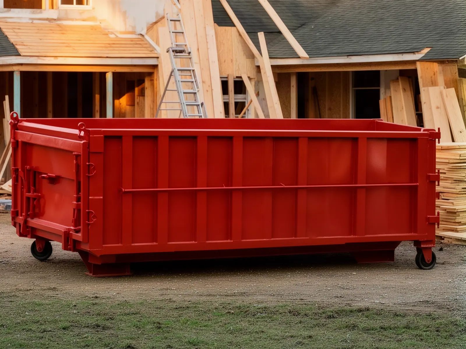 Roll-off dumpster from Osborn & Sons Dumpster Rental in Bartlesville, OK